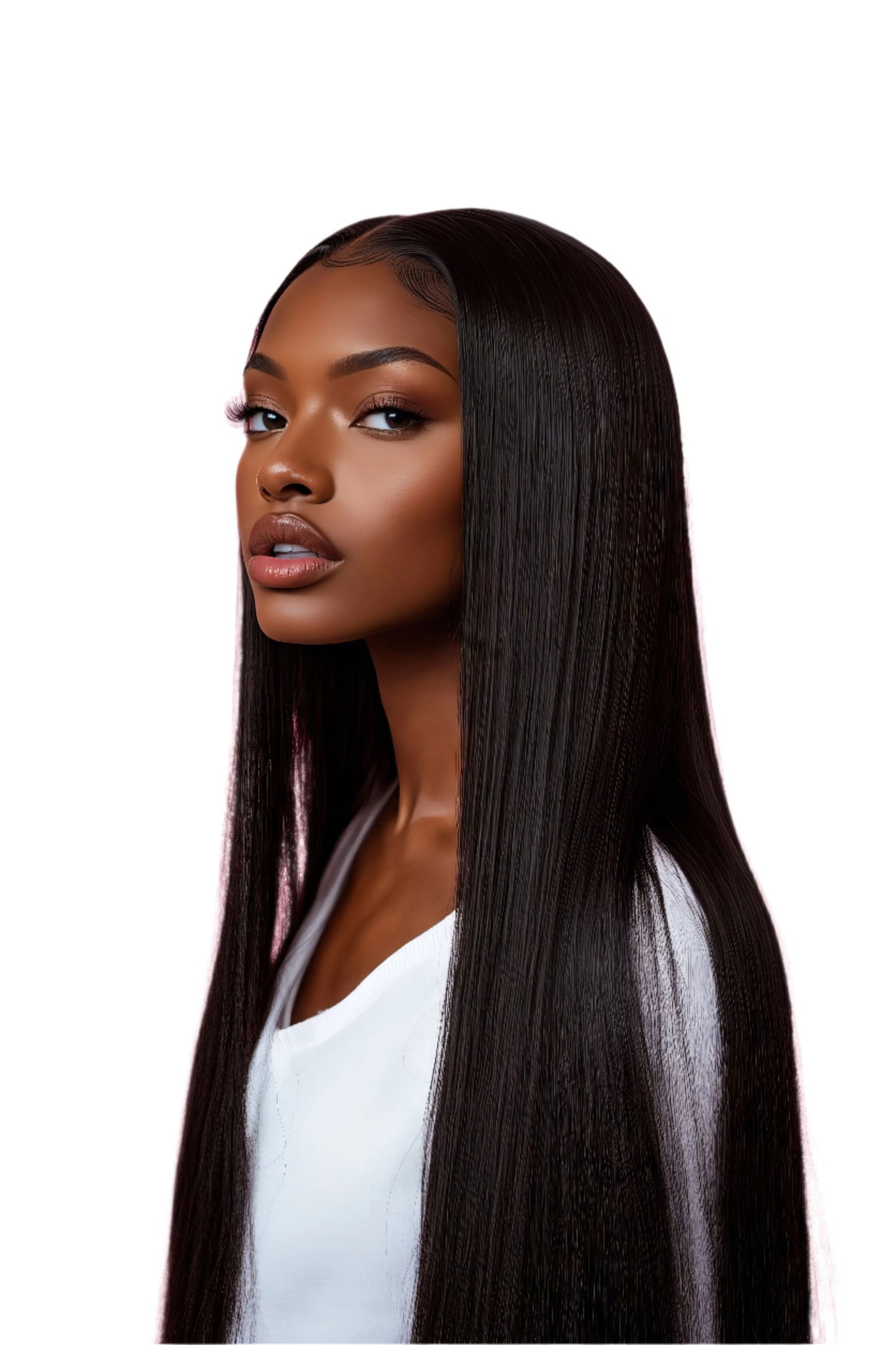 Bone Straight Lace Front Wigs