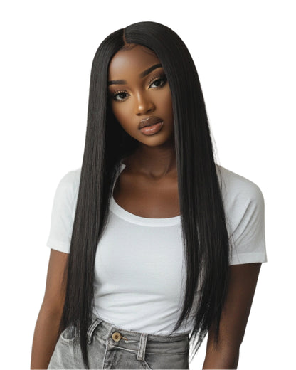 Bone Straight Lace Front Wigs