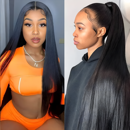 Bone Straight Lace Front Wigs