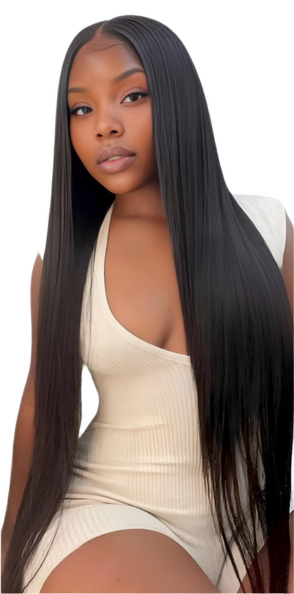 Bone Straight Lace Front Wigs