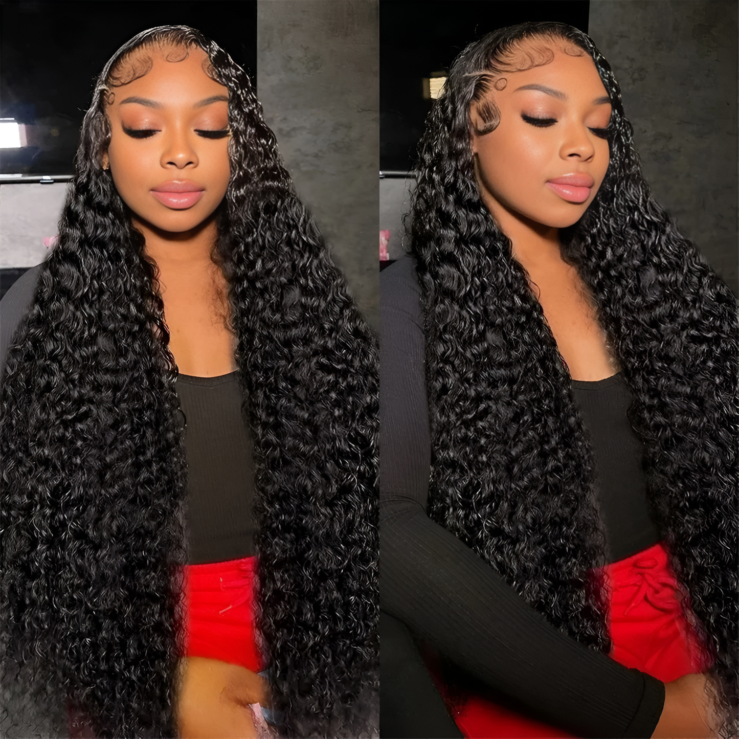 Deep Wave HD Lace Front Wigs