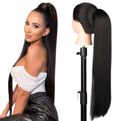 22-24 Inch Virgin Ponytail Extensions