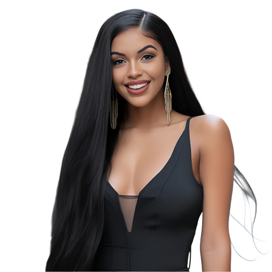 Jet Black Peruvian Straight Hair Bundles