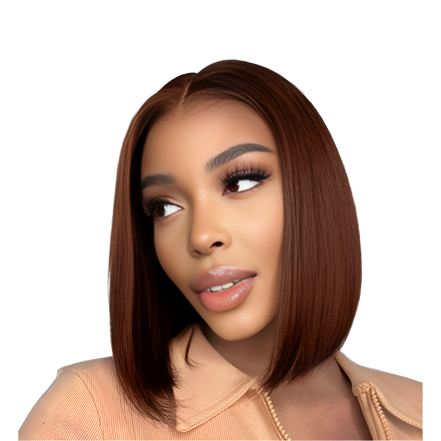 Straight Brown Lace Front Wigs