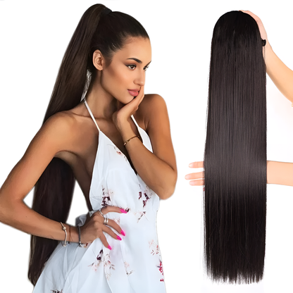 22-24 Inch Virgin Ponytail Extensions