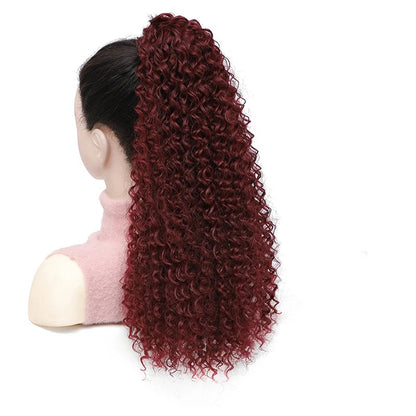 20 Inch Afro Curly Ponytail Extensions