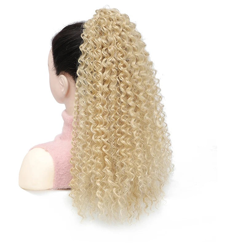 20 Inch Afro Curly Ponytail Extensions