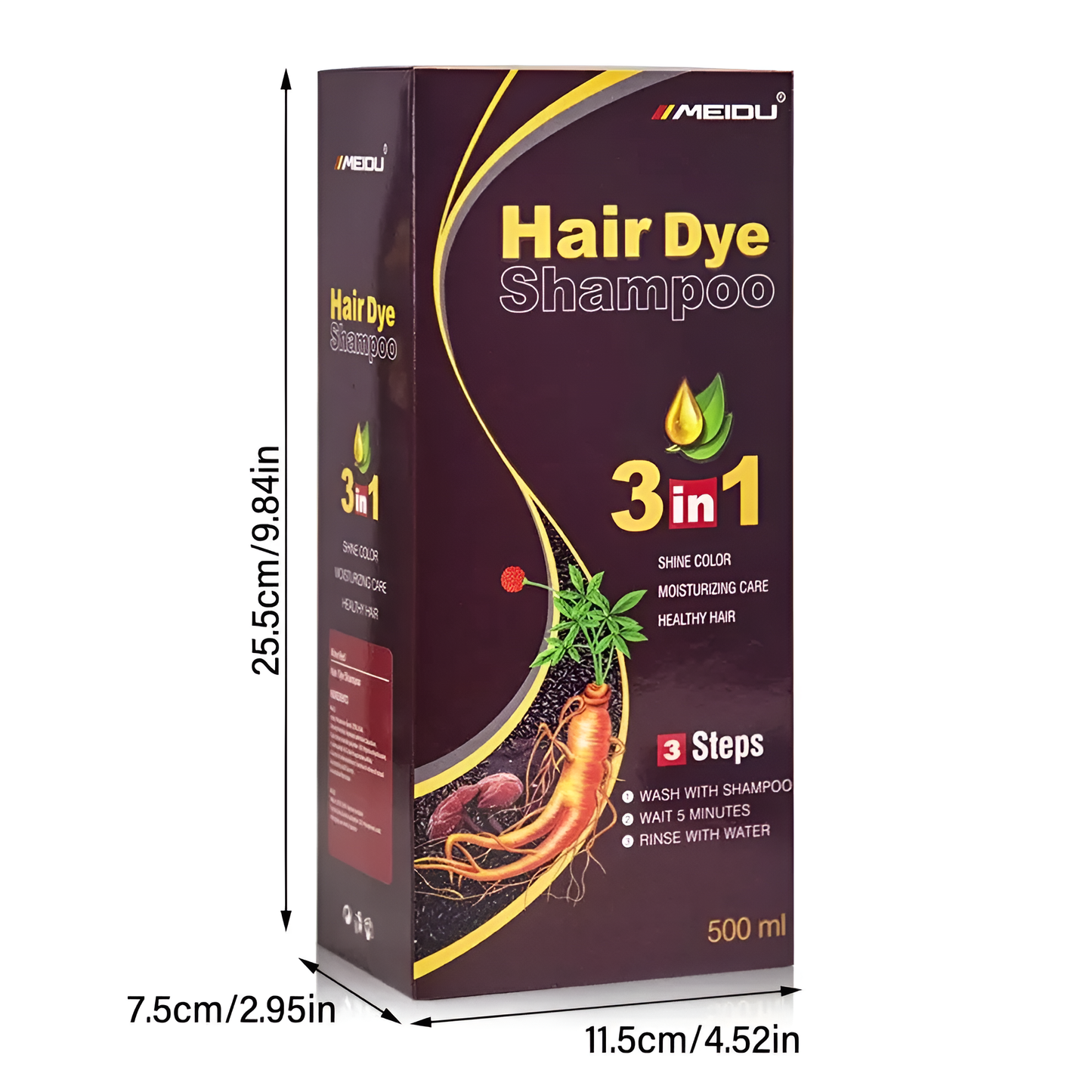 3-In-1 Instant Coloring Shampoo