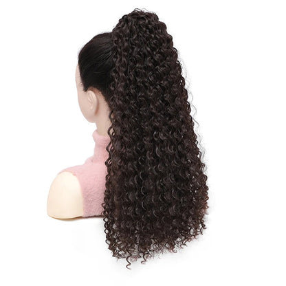 20 Inch Afro Curly Ponytail Extensions