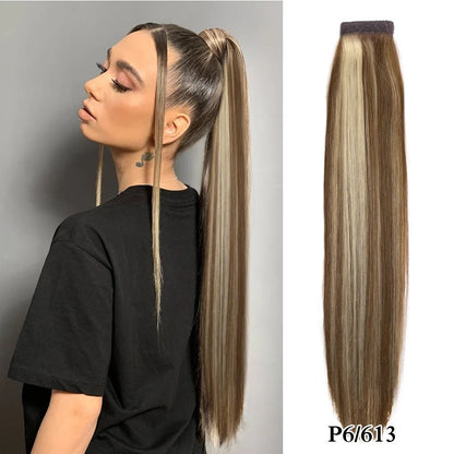 26-30 Inch Virgin Ponytail Extensions