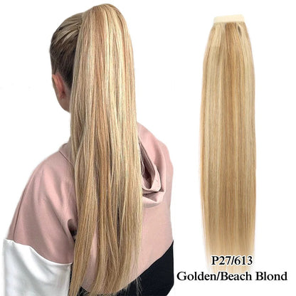 26-30 Inch Virgin Ponytail Extensions