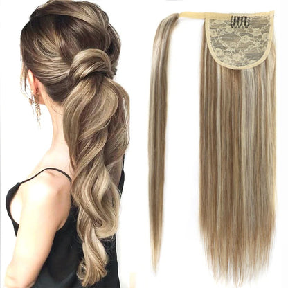 26-30 Inch Virgin Ponytail Extensions