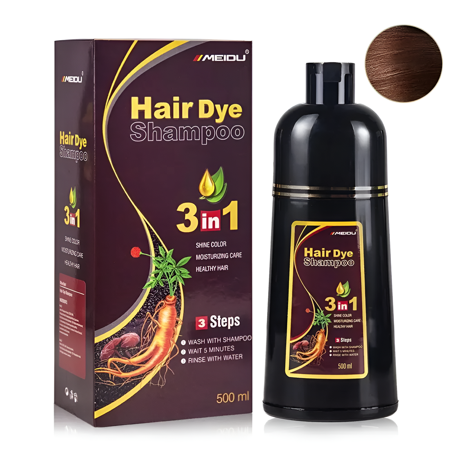 3-In-1 Instant Coloring Shampoo