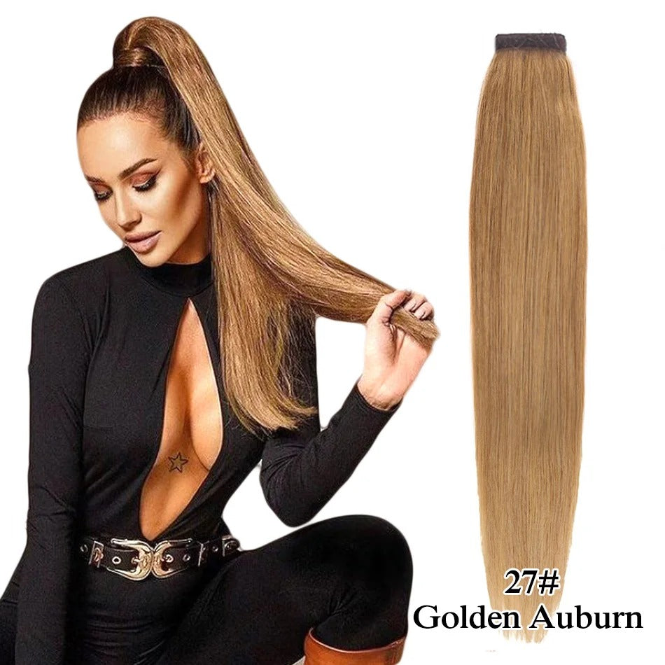 26-30 Inch Virgin Ponytail Extensions